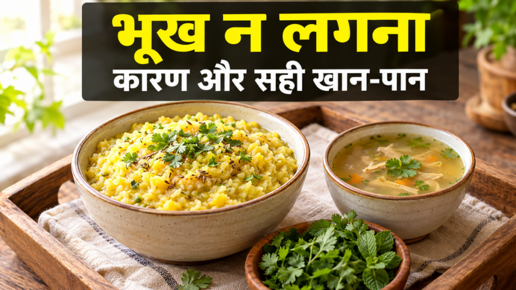 भूख न लगना (Bhookh Na Lagna) - पारंपरिक यूनानी इलाज और सही खान-पान